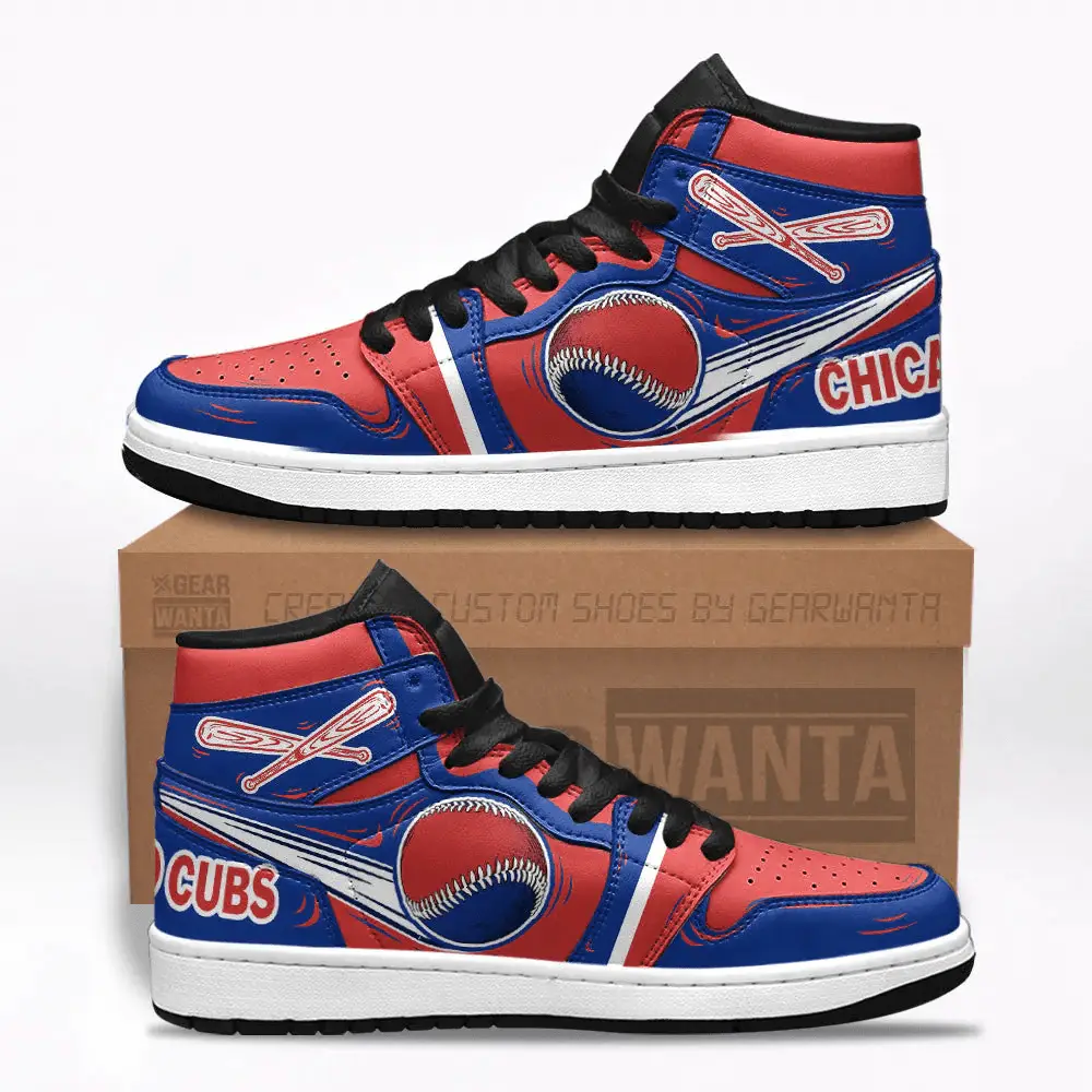 Air JD Hightop Shoes Chicago Cubs J1 Shoes Custom For Fans Sneakers TT13
