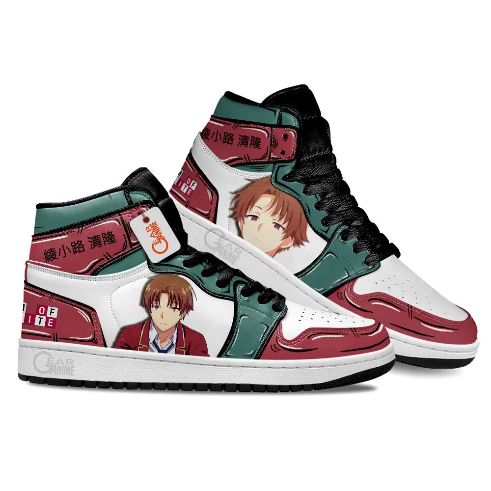 Air JD Hightop Shoes Classroom of the Elite Kiyotaka Ayanokouji Anime Custom Shoes MN0203