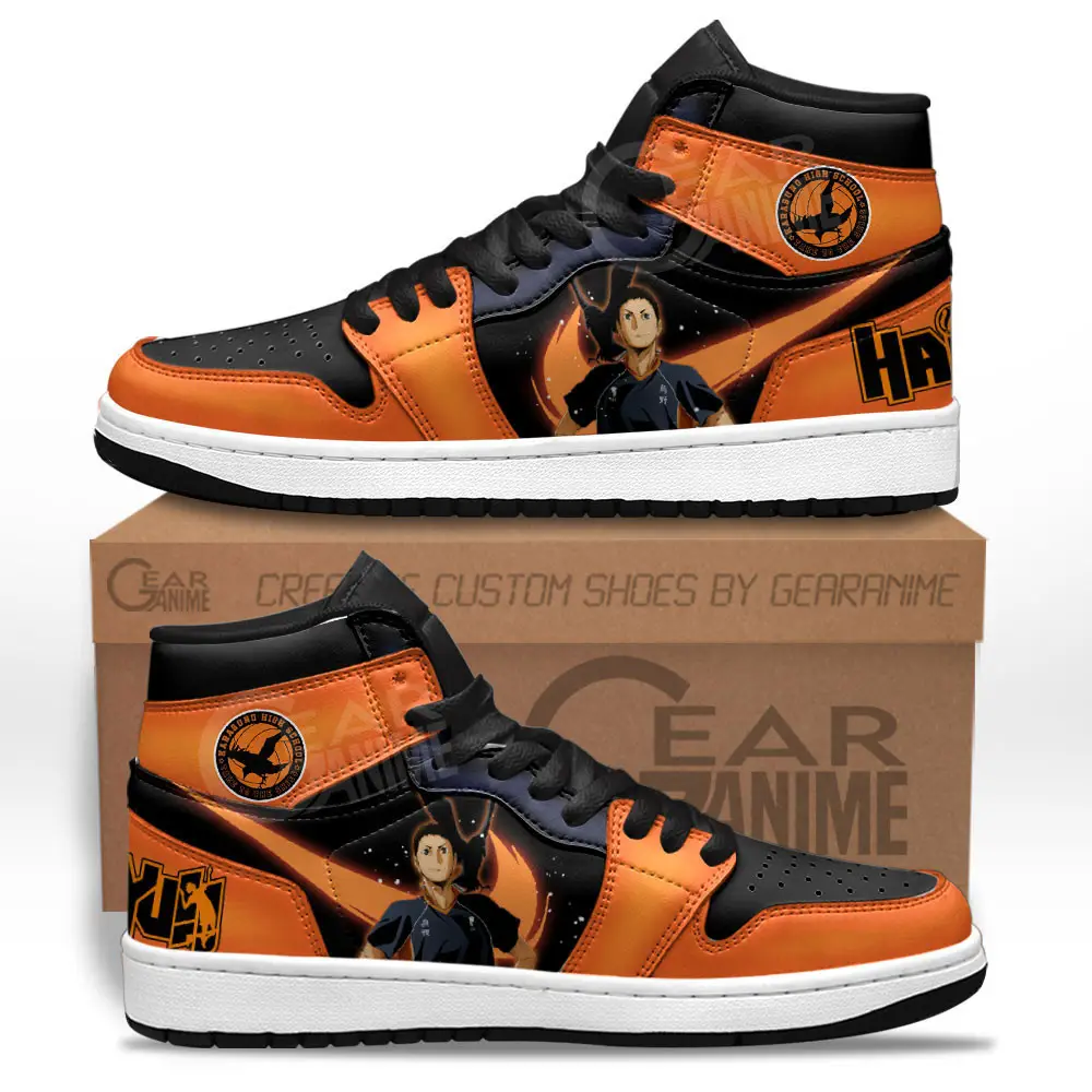 Air JD Hightop Shoes Daichi Sawamura JD1s Sneakers Haikyuu Custom Anime Shoes Air JD Hightop Shoes Daichi Sawamura JD1s Sneakers Haikyuu Custom Anime Shoes - Image 1
