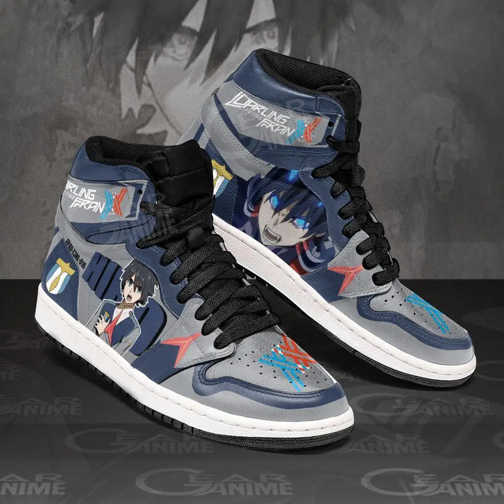 Air JD Hightop Shoes Darling in the Franxx Hiro JD1s Sneakers Code 016 Custom Shoes Air JD Hightop Shoes Darling in the Franxx Hiro JD1s Sneakers Code 016 Custom Shoes - Image 1