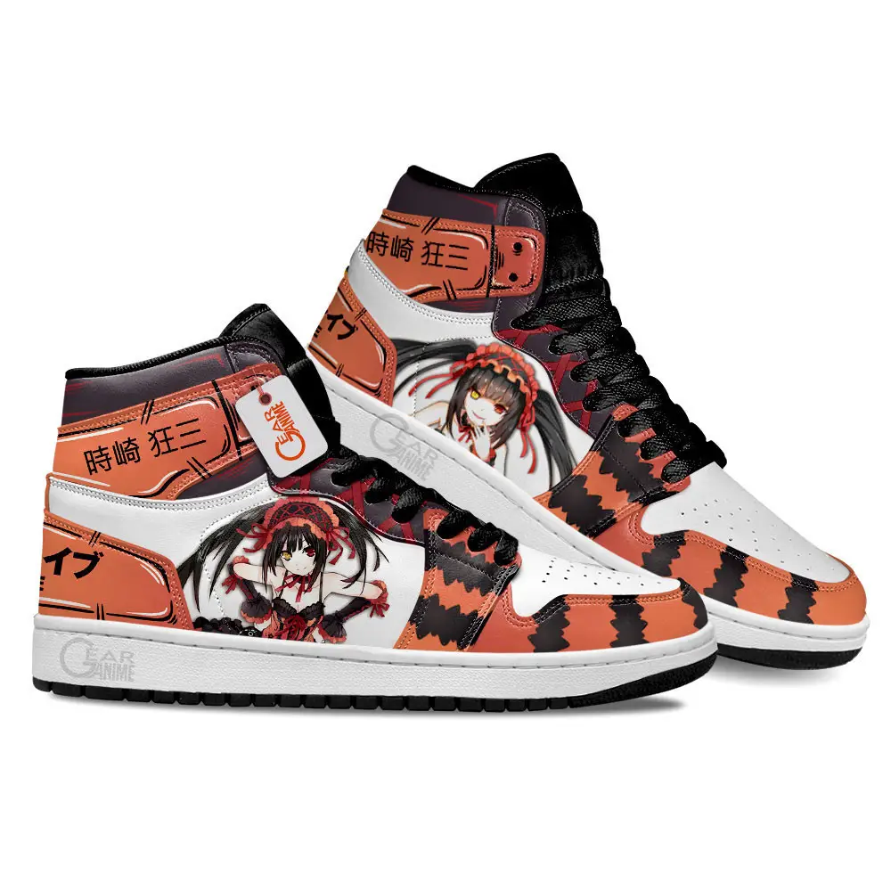 Air JD Hightop Shoes Date A Live Kurumi Tokisaki Sneakers Custom Anime Shoes MN1403
