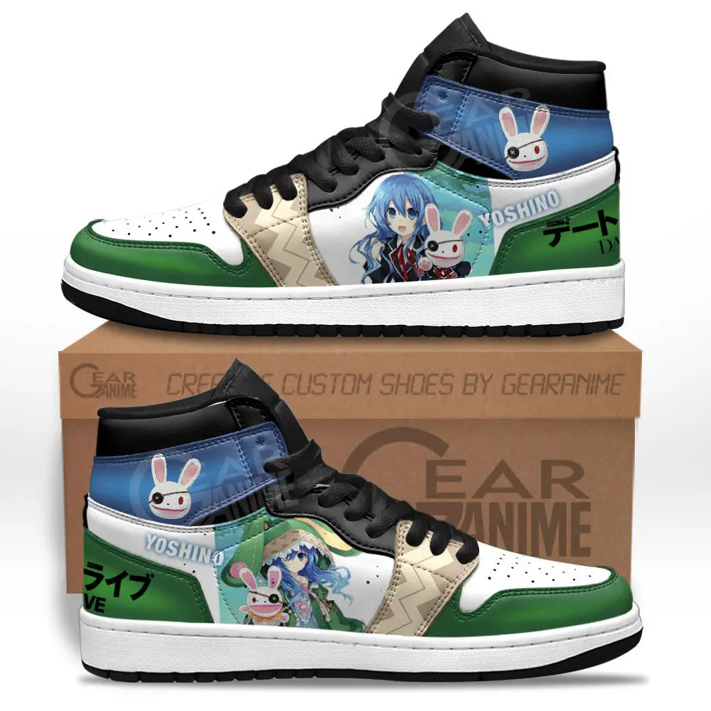 Air JD Hightop Shoes Date A Live Yoshino JD1s Sneakers Custom Anime Shoes Air JD Hightop Shoes Date A Live Yoshino JD1s Sneakers Custom Anime Shoes - Image 1