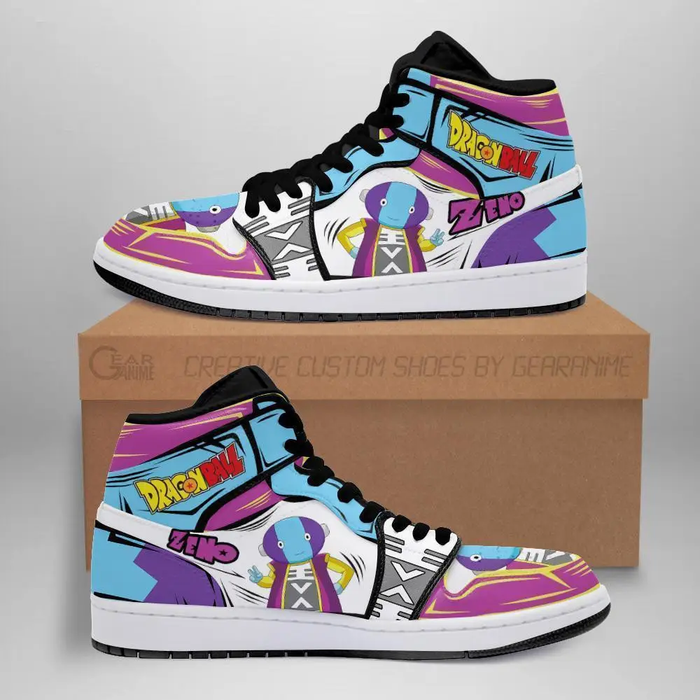 Air JD Hightop Shoes DBS King Of All Zeno JD1s Sneakers Custom Anime Dragon Ball Shoes