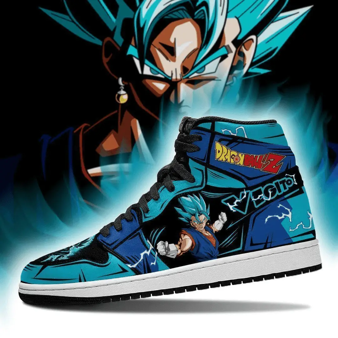 Air JD Hightop Shoes DBZ Vegito JD Sneakers Custom For Fans