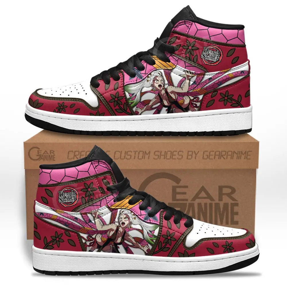 Air JD Hightop Shoes Demon Slayer Daki JD1s Sneakers Custom Anime Shoes Air JD Hightop Shoes Demon Slayer Daki JD1s Sneakers Custom Anime Shoes - Image 1