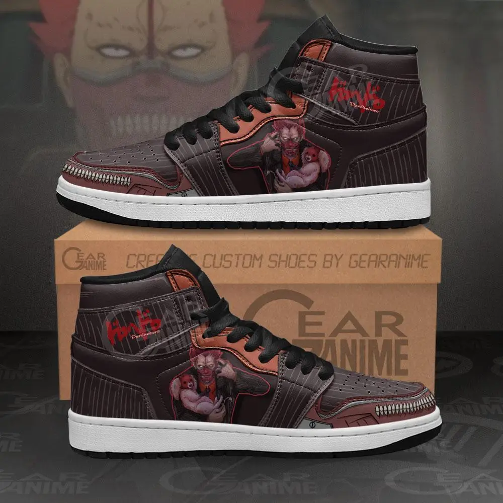 Air JD Hightop Shoes Dorohedoro En JD1s Sneakers Custom Horror Anime Shoes
