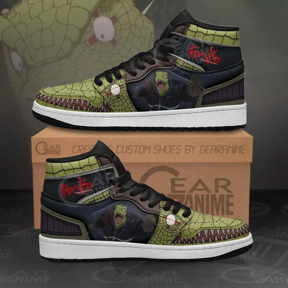 Air JD Hightop Shoes Dorohedoro Kaiman Custom Anime Shoes For Fans