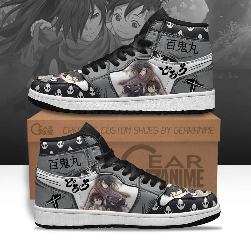 Air JD Hightop Shoes Dororo Hyakkimaru JD1s Sneakers Custom Anime Shoes