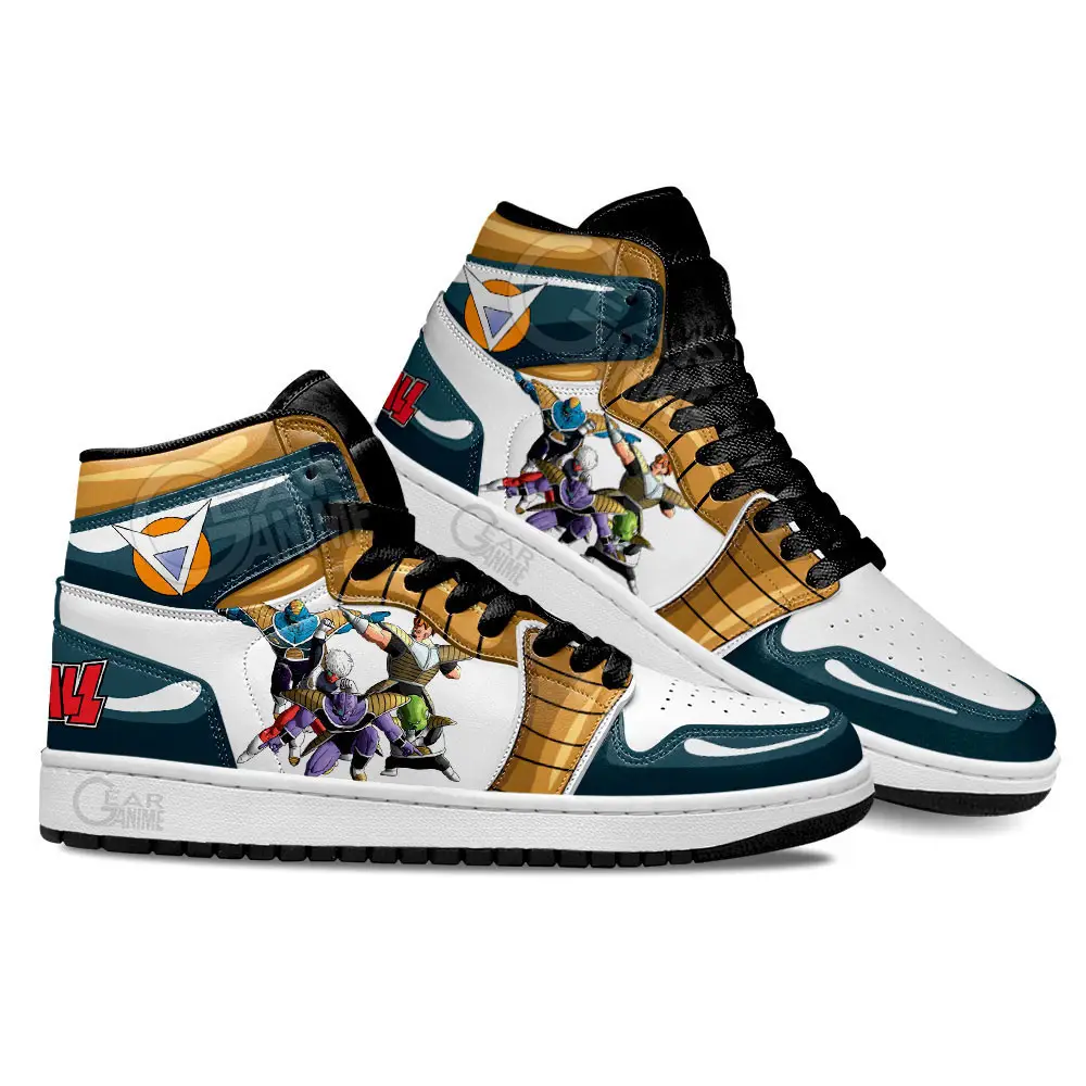 Air JD Hightop Shoes Dragon Ball Ginyu Force Shoes Custom For Anime Fans