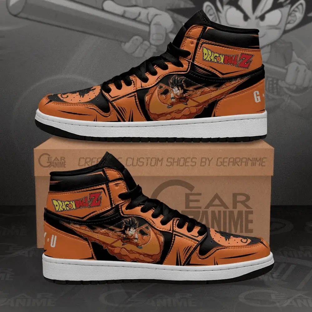 Air JD Hightop Shoes Dragon Ball Goku Flying Nimbus Custom Anime Shoes
