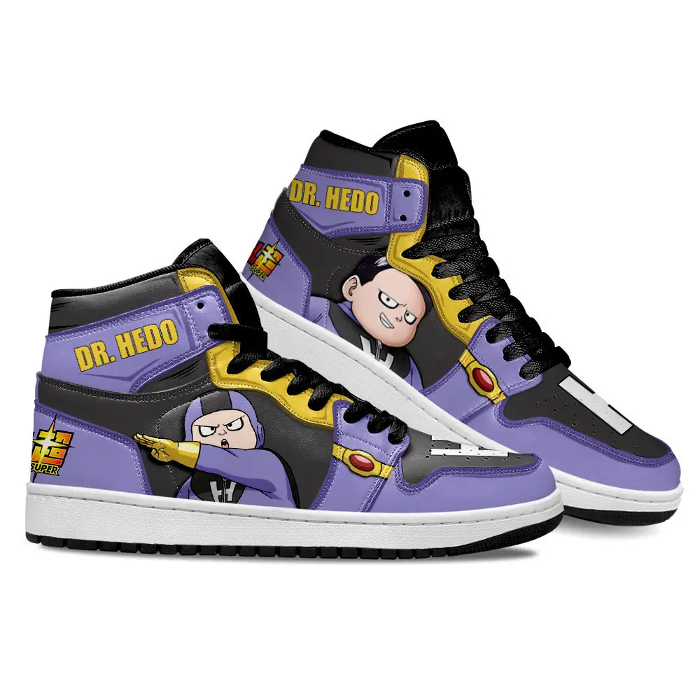 Air JD Hightop Shoes Dragon Ball Super Dr Hedo JD1s Sneakers Custom Anime Shoes MN0709
