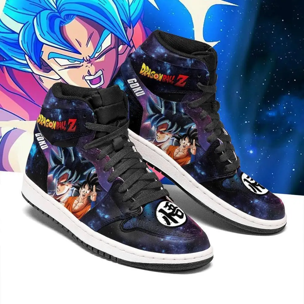 Air JD Hightop Shoes Dragon Ball Z Goku Galaxy JD Sneakers Custom Air JD Hightop Shoes Dragon Ball Z Goku Galaxy JD Sneakers Custom - Image 1