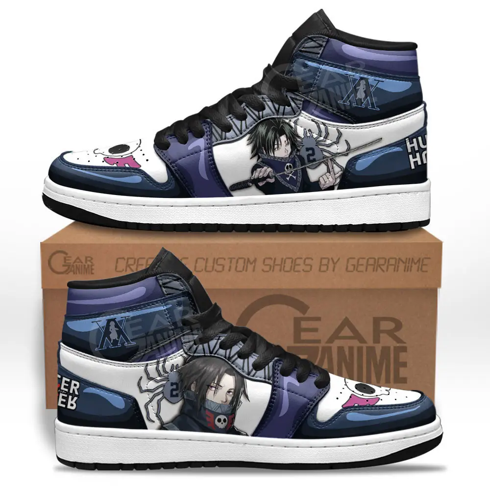 Air JD Hightop Shoes Feitan JD1s Sneakers Phantom Troupe Custom Hunter X Hunter Anime Shoes