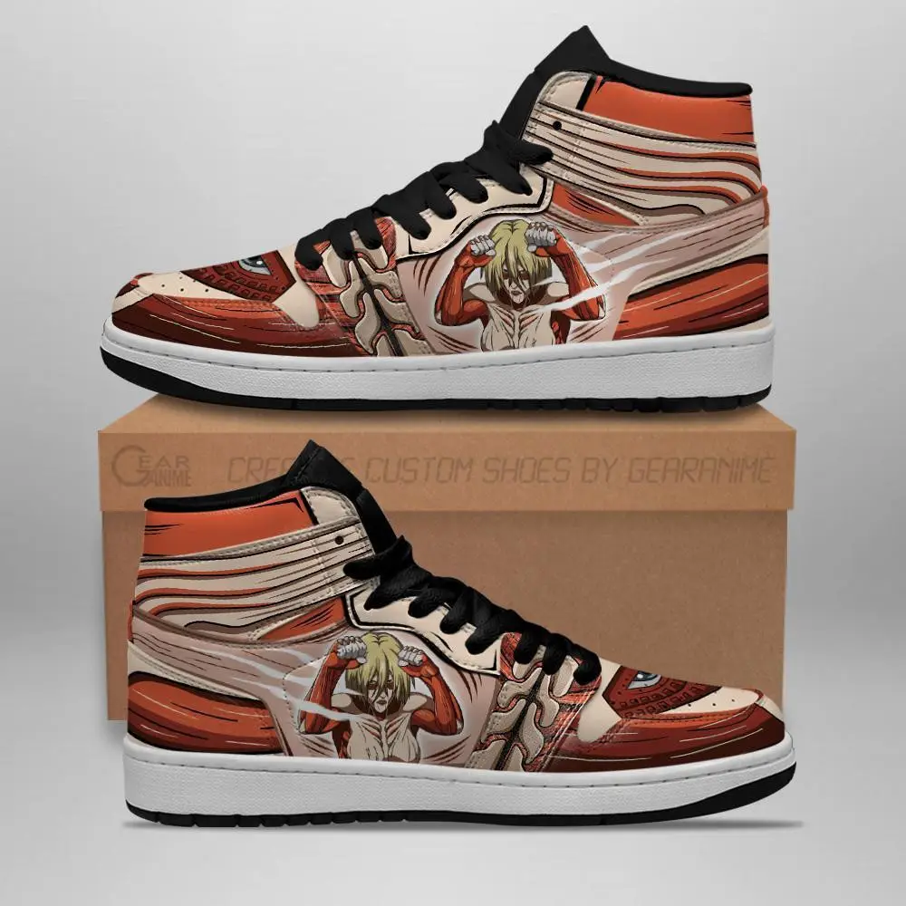 Air JD Hightop Shoes Female Titan JD1s Sneakers Attack On Titan Anime JD1s Sneakers