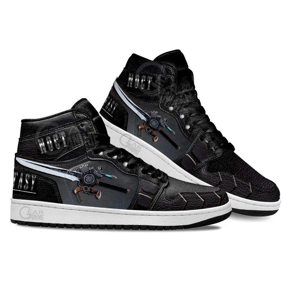 Air JD Hightop Shoes Final Fantasy Engine Blade Shoes Custom For Anime Fans Air JD Hightop Shoes Final Fantasy Engine Blade Shoes Custom For Anime Fans - Image 1