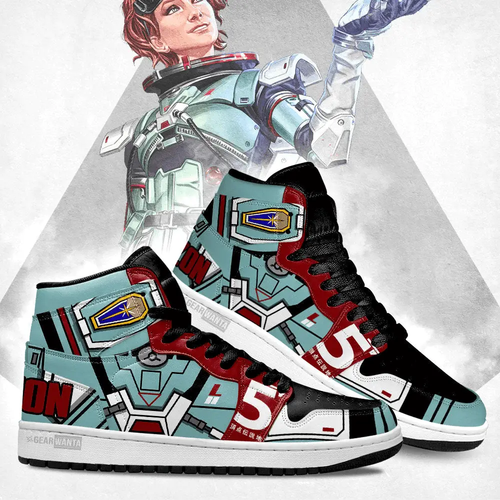 Air JD Hightop Shoes Firebug Horizon Apex Legends Air J1s Sneakers Custom Uniform Shoes