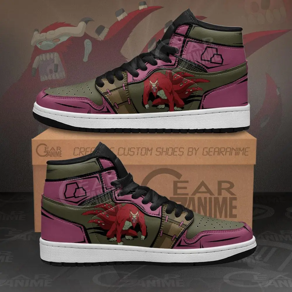 Air JD Hightop Shoes Four Tailed Best JD1s Sneakers Monkey Beast Custom Anime Shoes