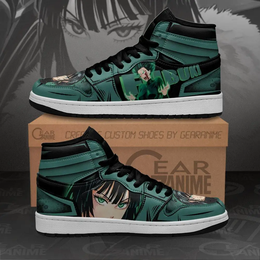 Air JD Hightop Shoes Fubuki JD1s Sneakers One Punch Man Custom Anime Shoes MN10