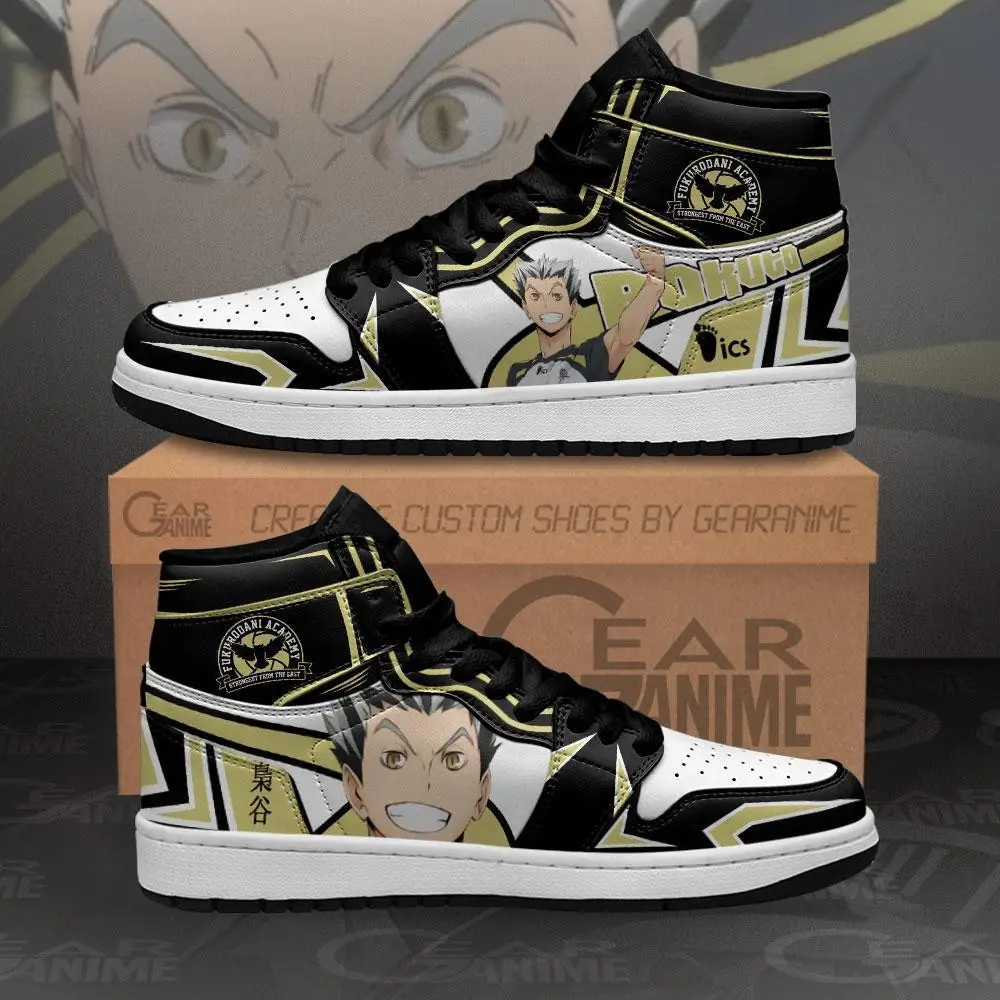 Air JD Hightop Shoes Fukurodani Bokuto Koutaro JD1s Sneakers Haikyuu Anime Shoes MN10