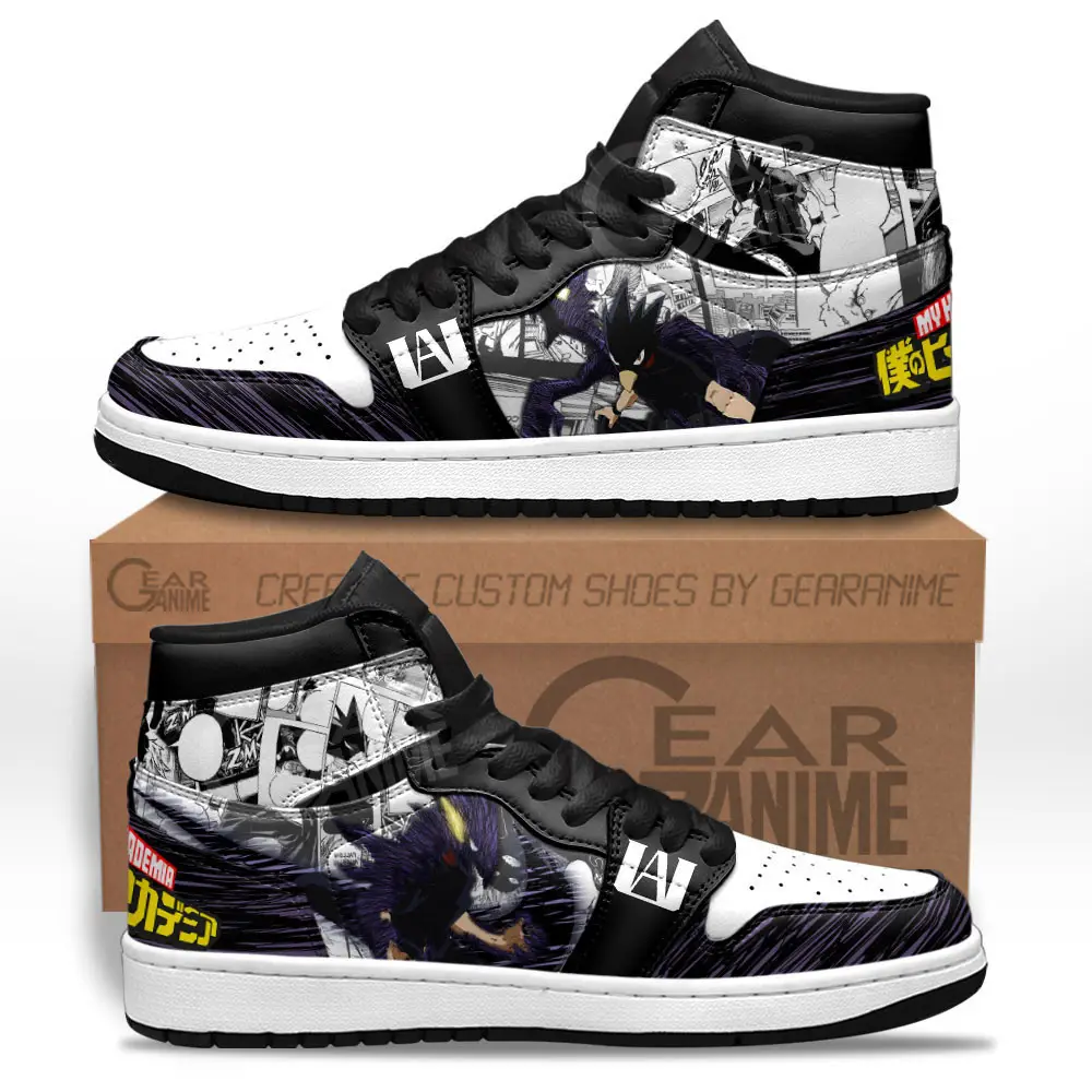 Air JD Hightop Shoes Fumikage Tokoyami Tsukuyomi JD1s Sneakers Custom BNHA Manga Mixed Anime Air JD Hightop Shoes Fumikage Tokoyami Tsukuyomi JD1s Sneakers Custom BNHA Manga Mixed Anime - Image 1