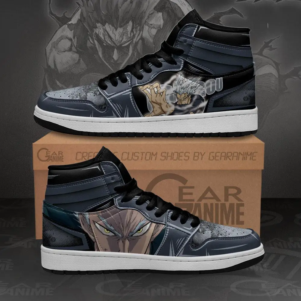 Air JD Hightop Shoes Garou JD1s Sneakers One Punch Man Custom Anime Shoes MN10