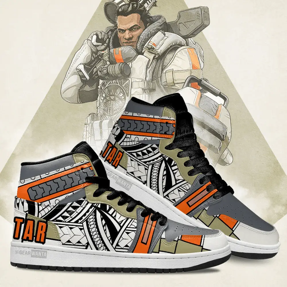 Air JD Hightop Shoes Gibraltar Apex Legends Air J1s Sneakers Custom Uniform Shoes