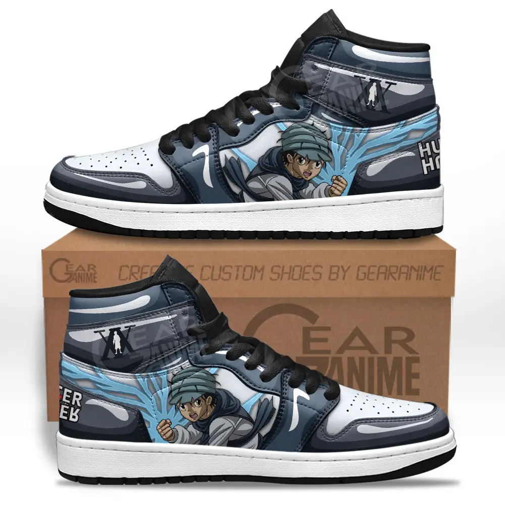 Air JD Hightop Shoes Ging Freecss JD1s Sneakers Custom Hunter X Hunter Anime Shoes