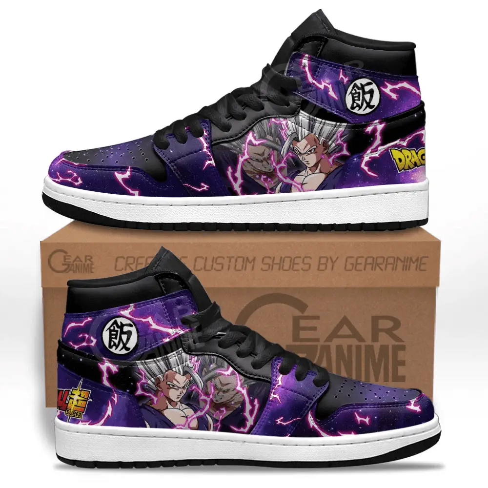 Air JD Hightop Shoes Gohan Beast JD Sneakers Custom Dragon Ball Super Shoes Air JD Hightop Shoes Gohan Beast JD Sneakers Custom Dragon Ball Super Shoes - Image 1