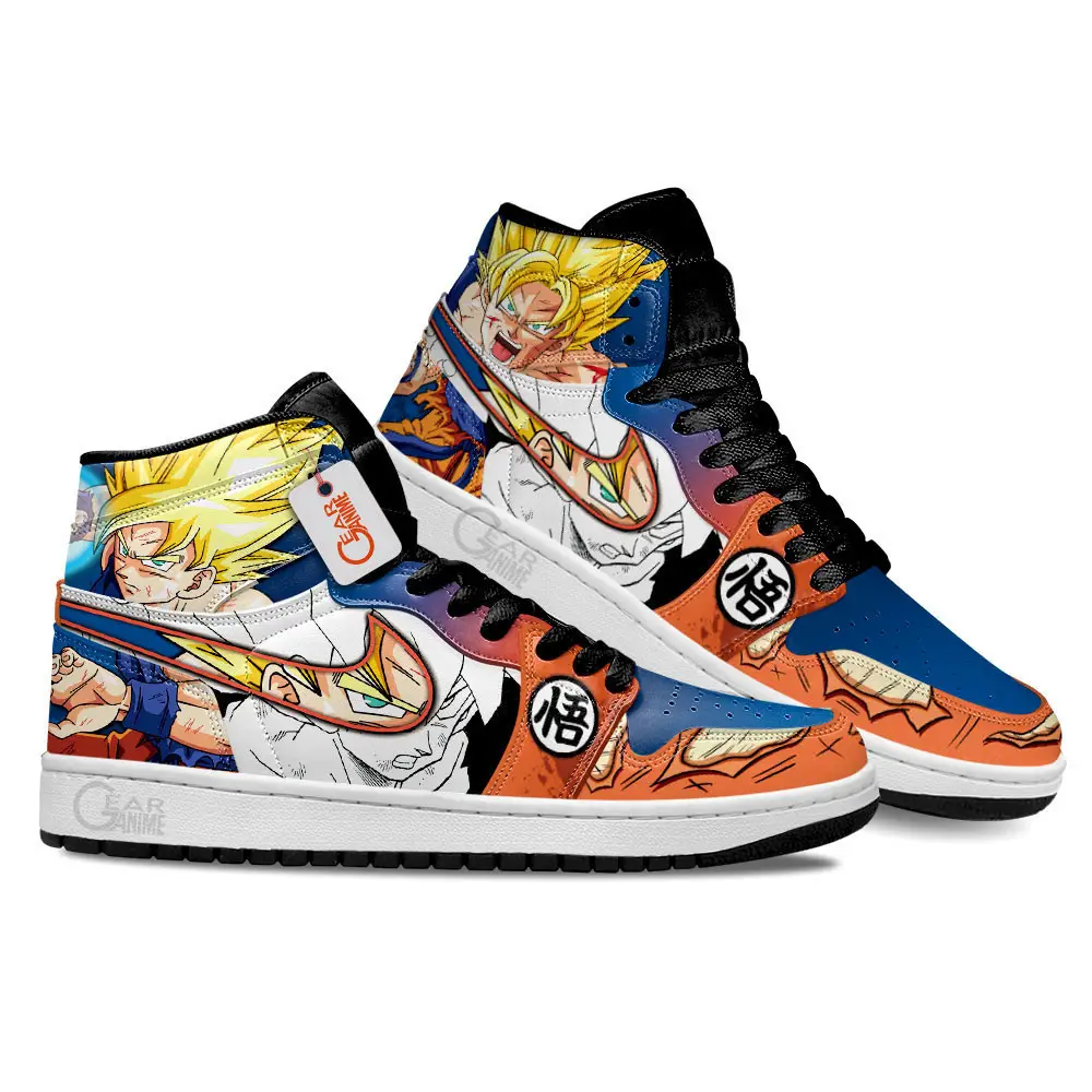 Air JD Hightop Shoes Goku Super Saiyan Shoes DB Anime Custom Sneakers MN2102 Air JD Hightop Shoes Goku Super Saiyan Shoes DB Anime Custom Sneakers MN2102 - Image 1