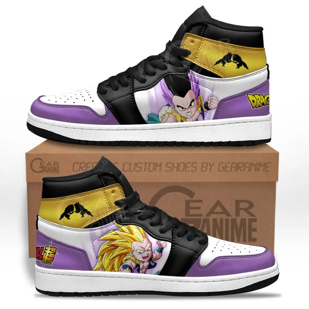 Air JD Hightop Shoes Gotenks JD1s Sneakers Dragon Ball Custom Anime Shoes