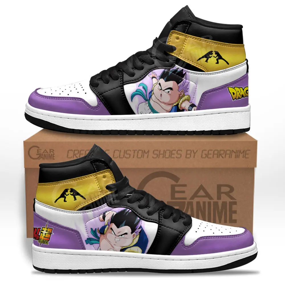 Air JD Hightop Shoes Gotenks JD1s Sneakers Dragon Ball Super Custom Anime Shoes Air JD Hightop Shoes Gotenks JD1s Sneakers Dragon Ball Super Custom Anime Shoes - Image 1