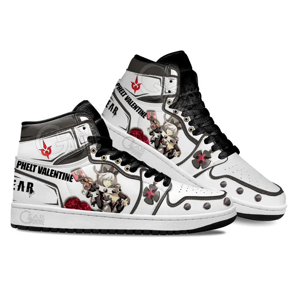 Air JD Hightop Shoes Guilty Gear Elphelt Valentine Custom Anime Shoes