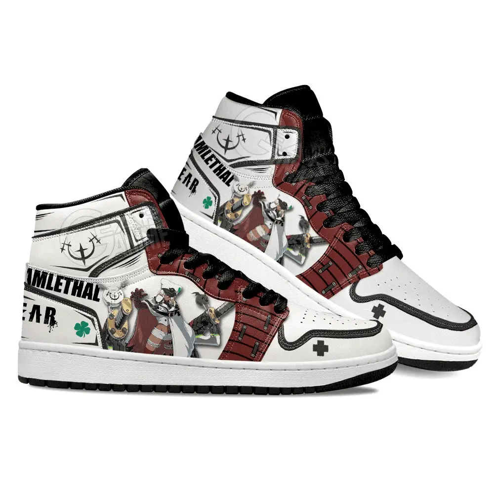 Air JD Hightop Shoes Guilty Gear Ramlethal Valentine Custom Anime Shoes MN1308