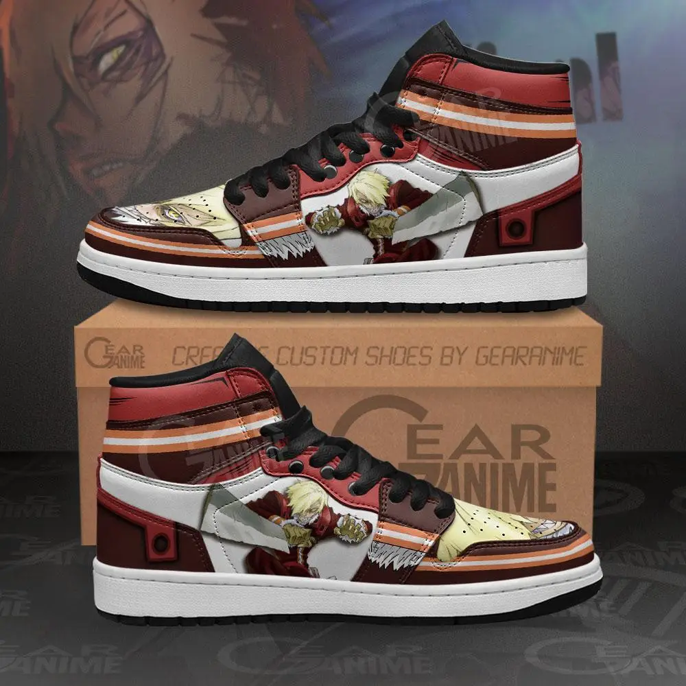 Air JD Hightop Shoes Gurren Lagann Viral JD1s Sneakers Anime Shoes Air JD Hightop Shoes Gurren Lagann Viral JD1s Sneakers Anime Shoes - Image 1