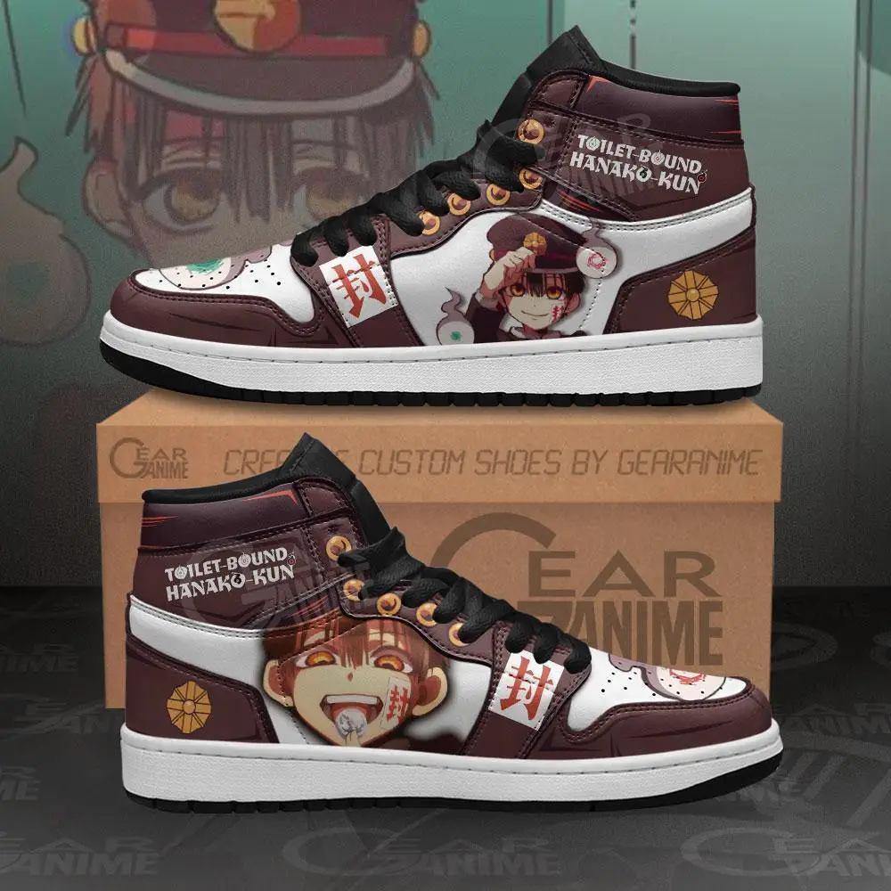 Air JD Hightop Shoes Hanako JD1s Sneakers Custom Toilet-bound Hanako-kun Anime Shoes Air JD Hightop Shoes Hanako JD1s Sneakers Custom Toilet-bound Hanako-kun Anime Shoes - Image 1
