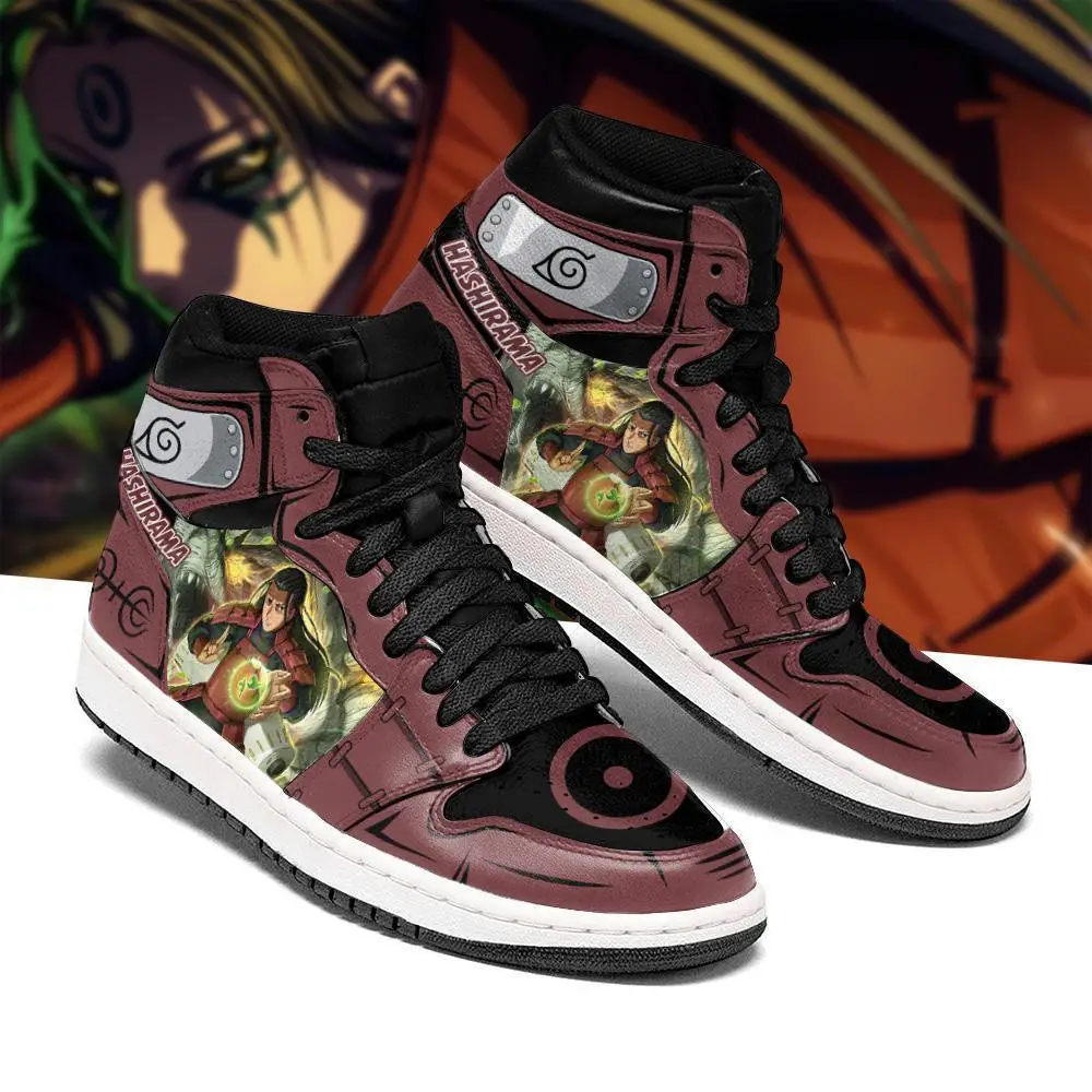 Air JD Hightop Shoes Hashirama Senju JD1s Sneakers Jutsu Anime JD1s Sneakers