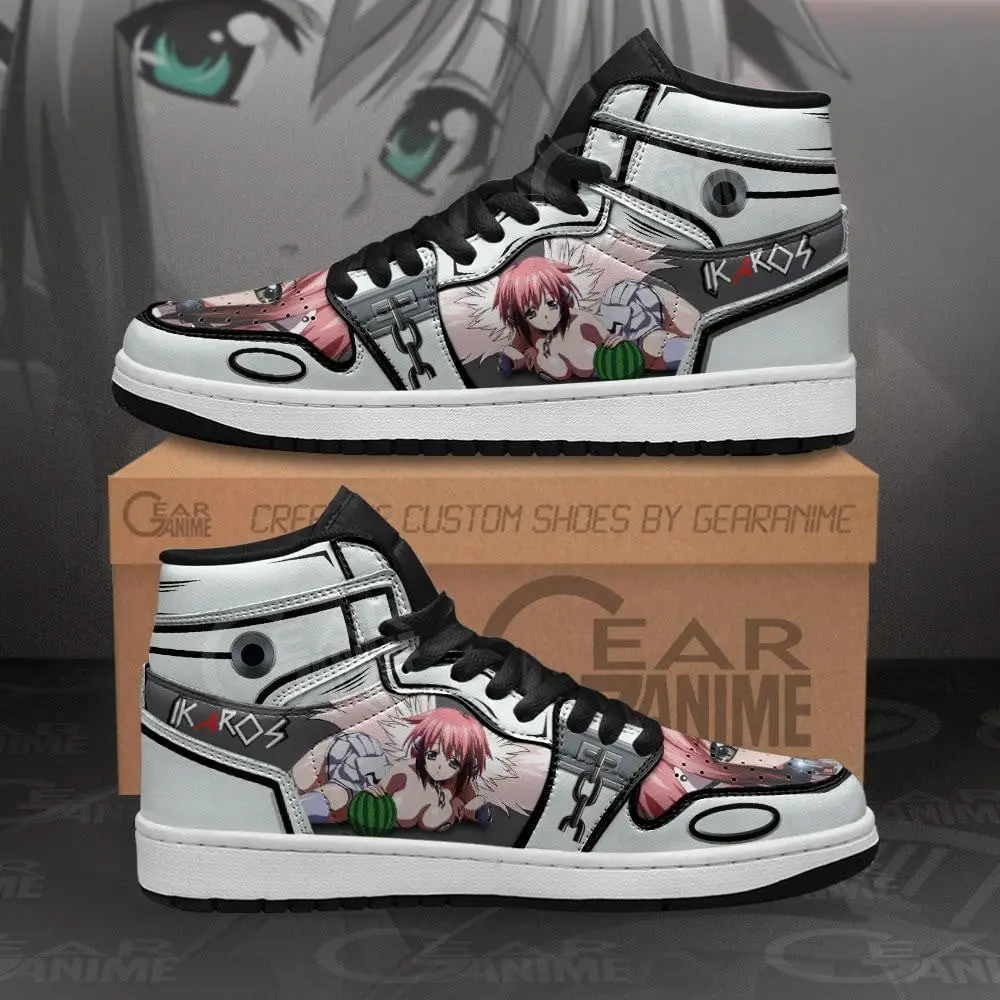 Air JD Hightop Shoes Heaven's Lost Property JD1s Sneakers Custom Anime Shoes