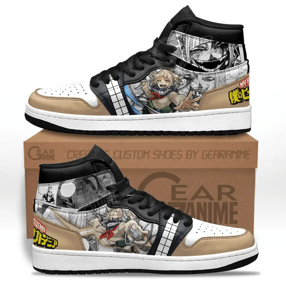 Air JD Hightop Shoes Himiko Toga JD1s Sneakers Custom BNHA Manga Mixed Anime Air JD Hightop Shoes Himiko Toga JD1s Sneakers Custom BNHA Manga Mixed Anime - Image 1