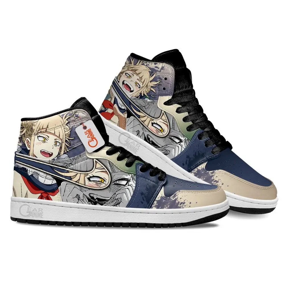 Air JD Hightop Shoes Himiko Toga Shoes MHA Anime Custom Sneakers MN2102
