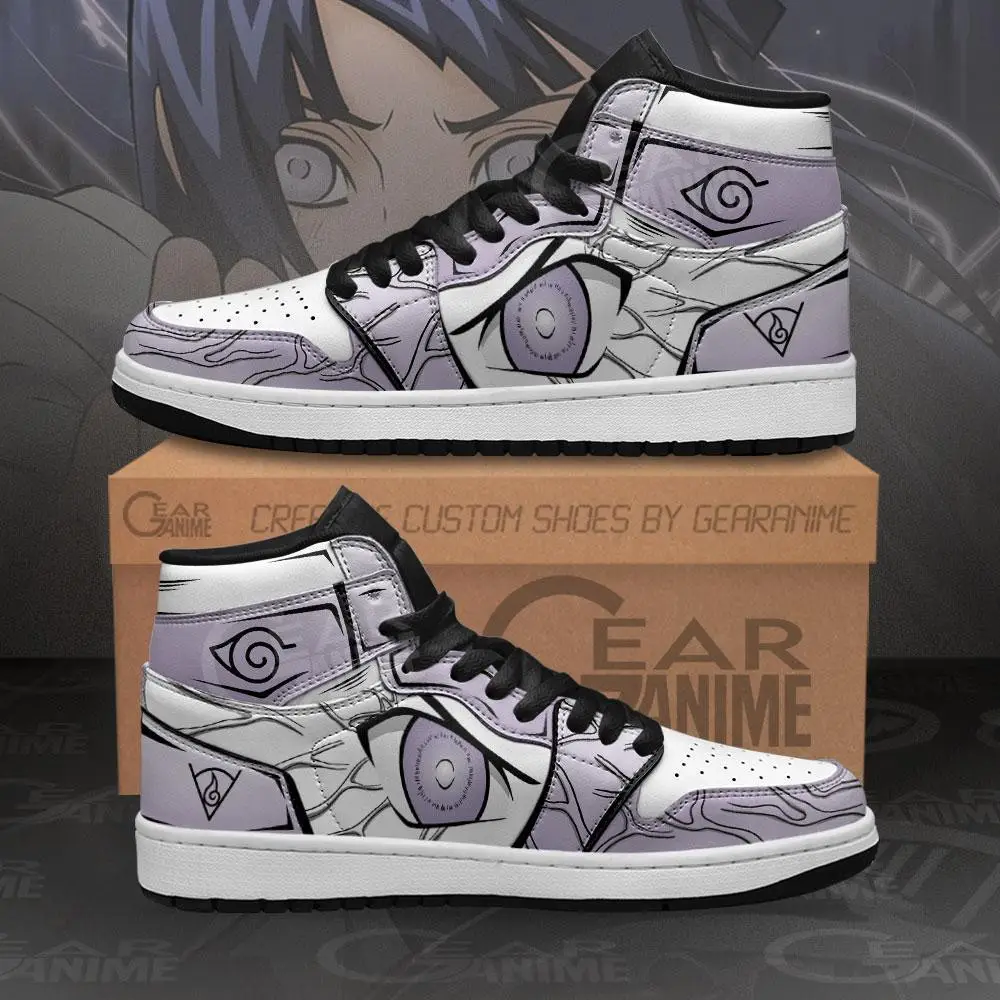 Air JD Hightop Shoes Hinata Byakugan Eyes JD1s Sneakers Custom Anime Shoes Air JD Hightop Shoes Hinata Byakugan Eyes JD1s Sneakers Custom Anime Shoes - Image 1