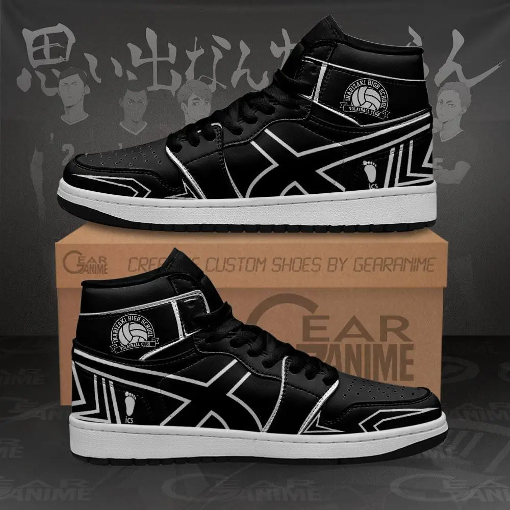 Air JD Hightop Shoes Inarizaki High JD1s Sneakers Haikyuu Custom Anime Shoes MN10