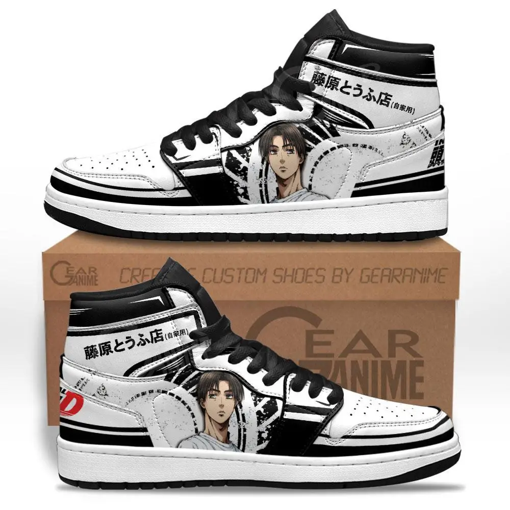 Air JD Hightop Shoes Initial D Takumi Fujiwara JD1s Sneakers Custom Anime Shoes Air JD Hightop Shoes Initial D Takumi Fujiwara JD1s Sneakers Custom Anime Shoes - Image 1