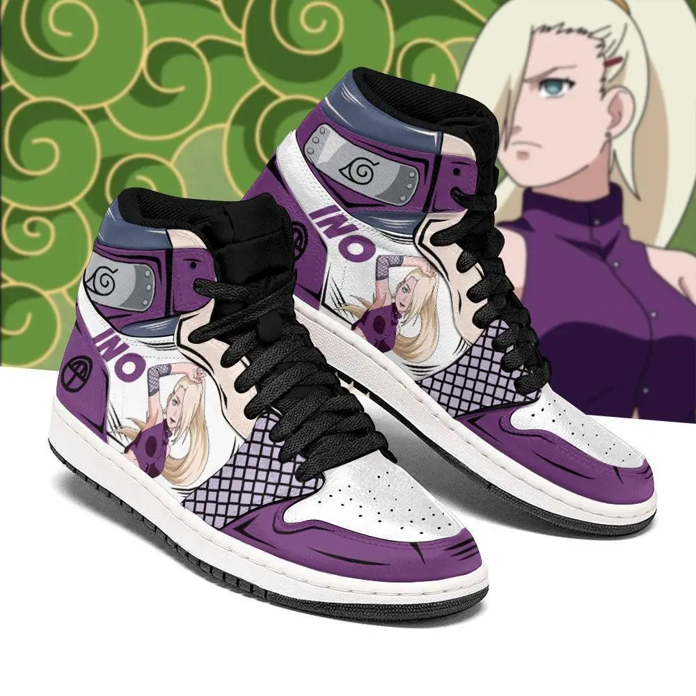 Air JD Hightop Shoes Ino Yamanaka Shoes Symbol Costume Boots Anime JD1s Sneakers