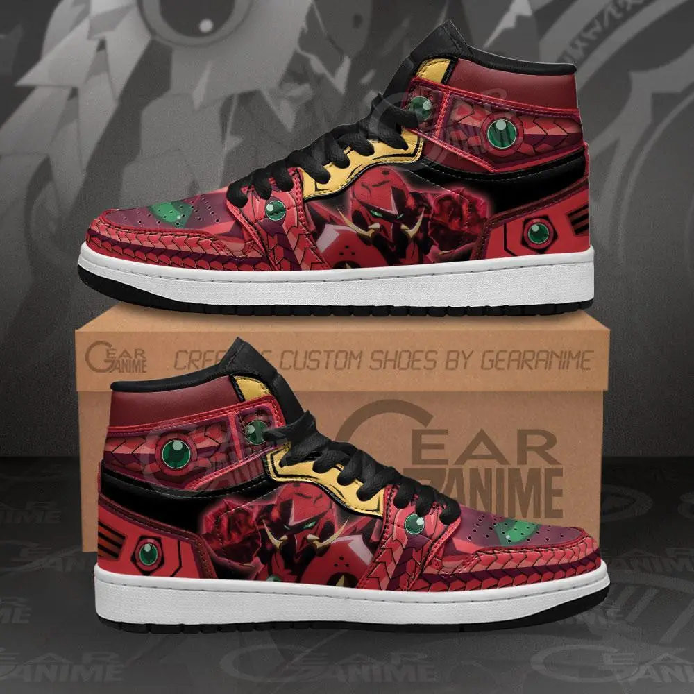 Air JD Hightop Shoes Issei Hyoudou JD1s Sneakers Custom Dragon Suit High School DxD Anime Shoes