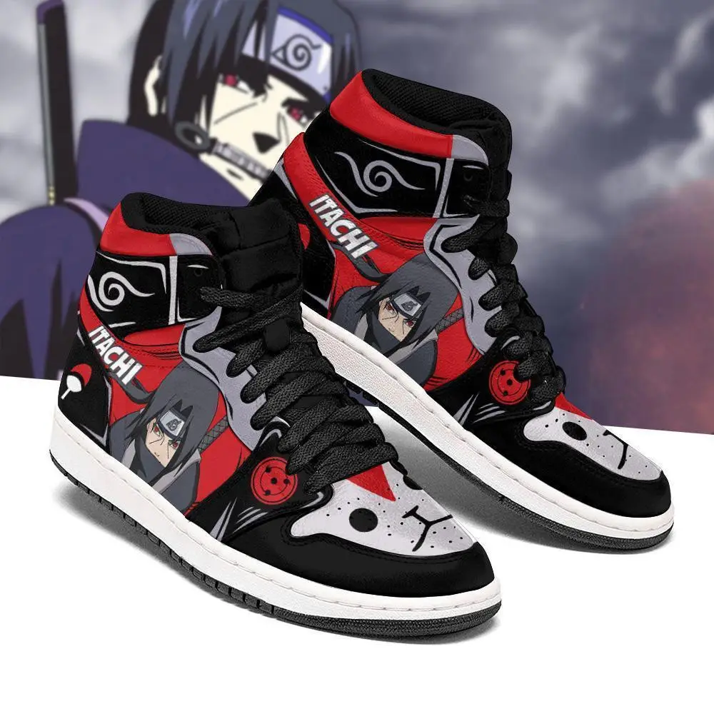 Air JD Hightop Shoes Itachi Anbu Shoes Uniform Costume Anime JD1s Sneakers