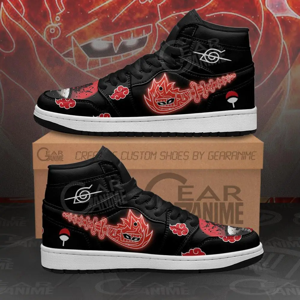 Air JD Hightop Shoes Itachi Susanoo JD1s Sneakers Custom Anime Shoes For Fan