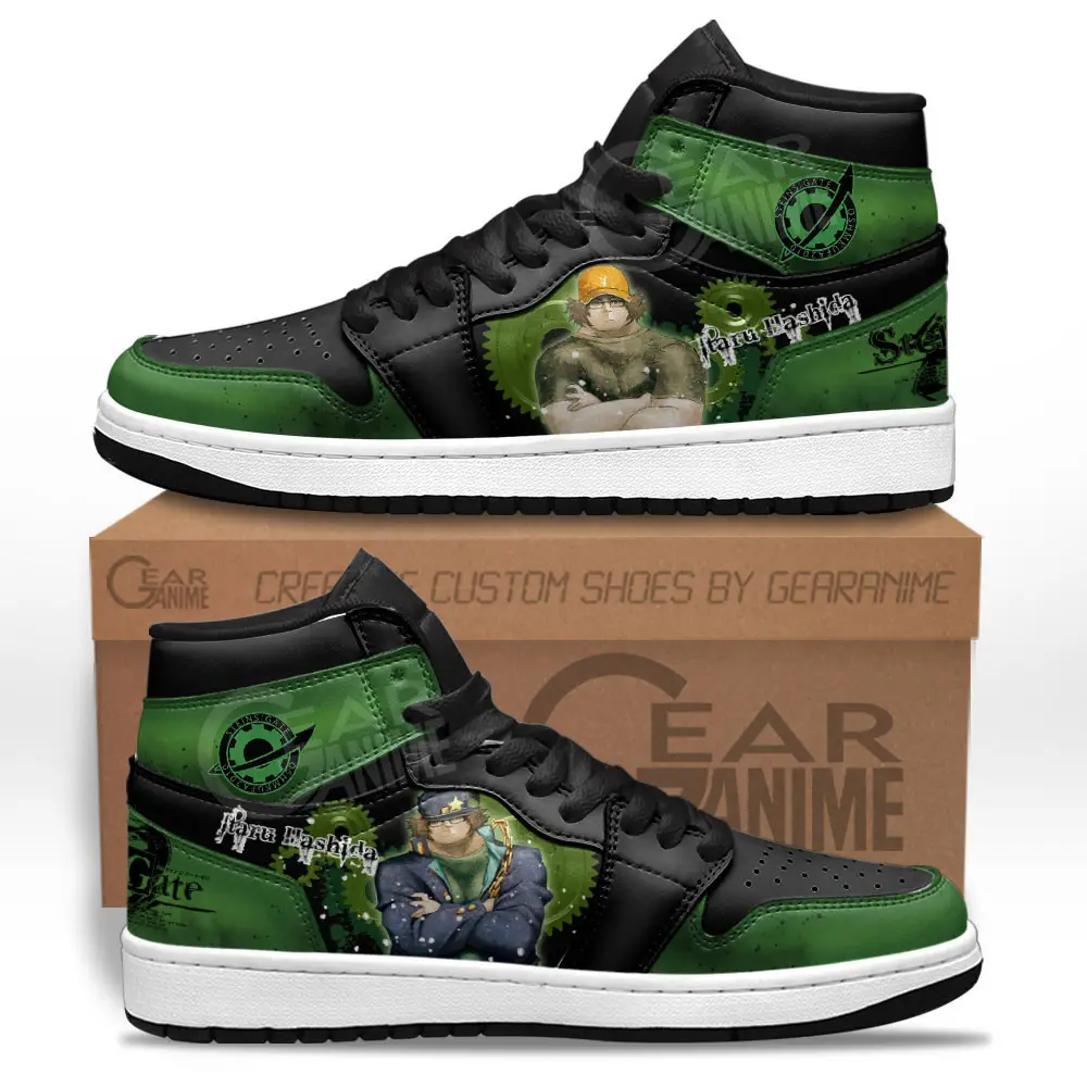 Air JD Hightop Shoes Itaru Hashida JD1s Sneakers Steins Gate Custom Anime Shoes