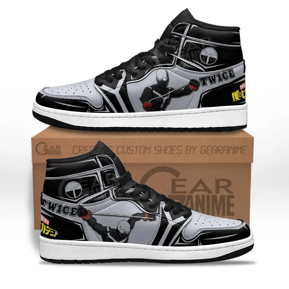 Air JD Hightop Shoes Jin Bubaigawara Twice JD1s Sneakers Custom Villain BNHA Shoes
