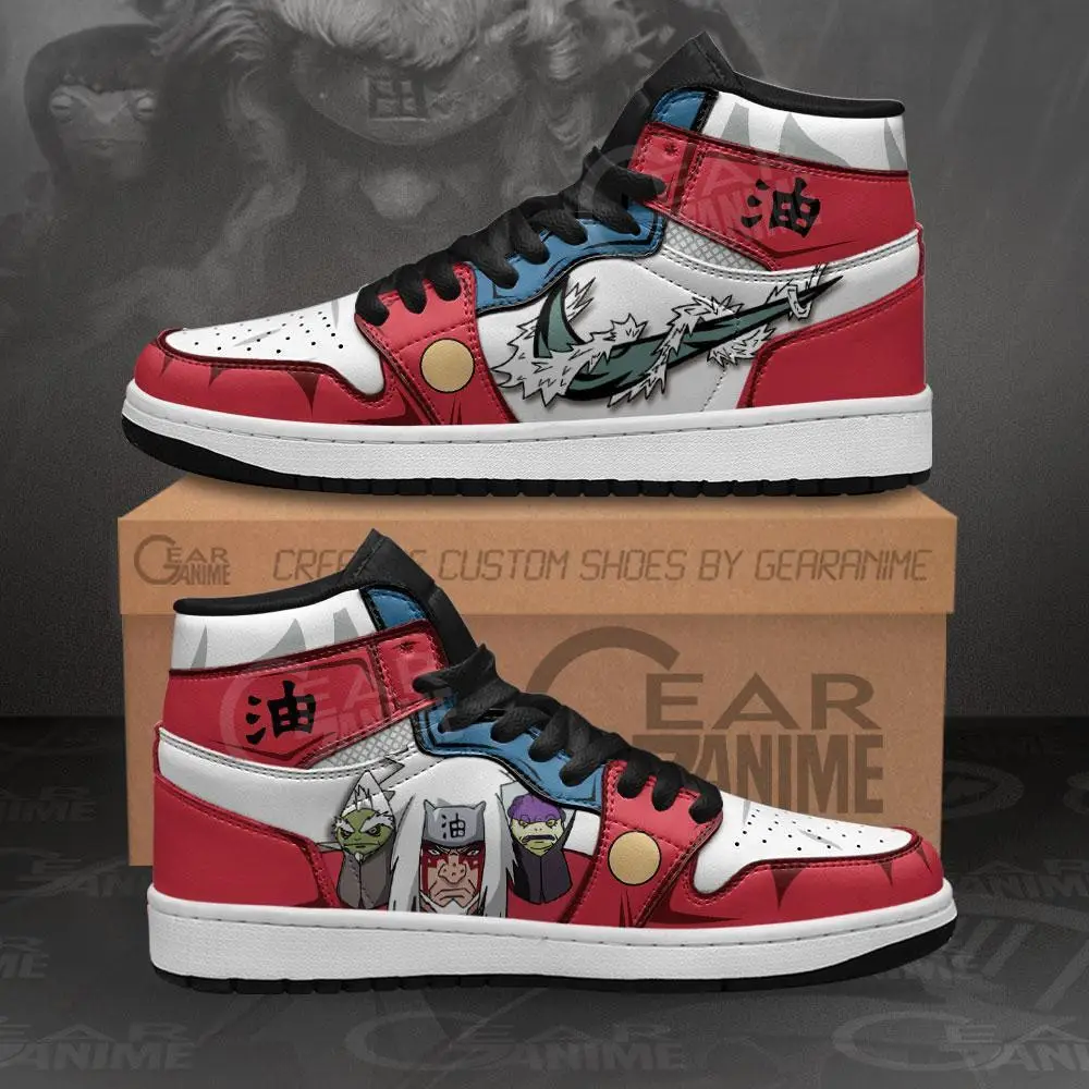Air JD Hightop Shoes Jiraiya Sage JD1s Sneakers Custom Anime Shoes Air JD Hightop Shoes Jiraiya Sage JD1s Sneakers Custom Anime Shoes - Image 1