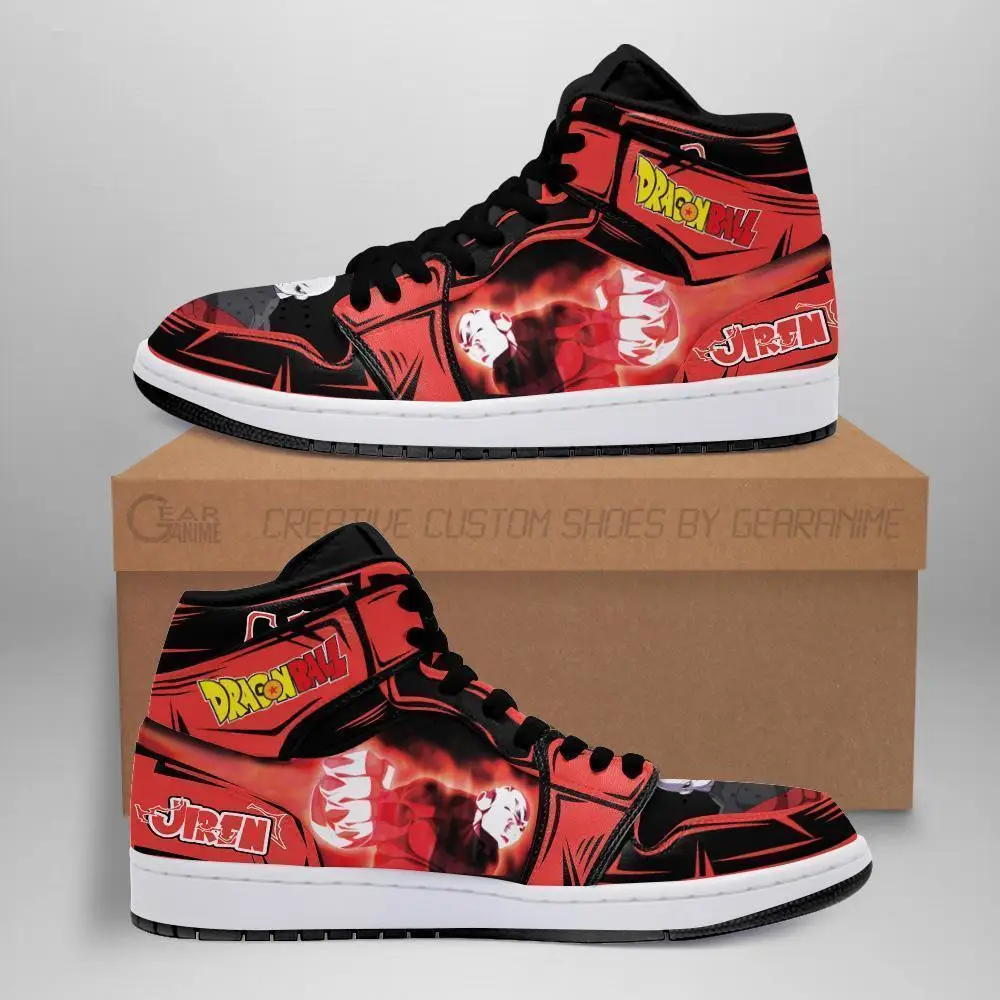 Air JD Hightop Shoes Jiren JD1s Sneakers Custom Anime Dragon Ball Shoes